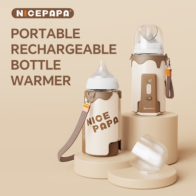 NICEPAPA 熱売品 PU 電動サーモスボトル セット 屋外 夜間隔熱 90% 赤ちゃんボトルカップに適しています