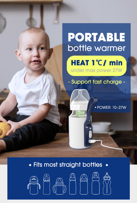 温度調整旅行防水携帯用哺乳瓶のウォーマーの速い暖房