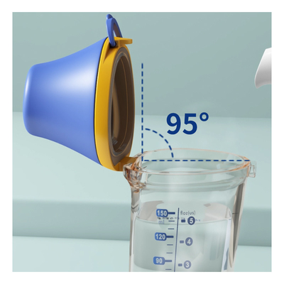 広い首フリップ帽子の哺乳瓶180ml反Colic BPAの自由なミルクびん