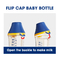 自由の1つのかちりと言う音フリップ帽子の哺乳瓶反Colic BPA 180のMlの供給びん