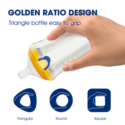 自由の1つのかちりと言う音フリップ帽子の哺乳瓶反Colic BPA 180のMlの供給びん